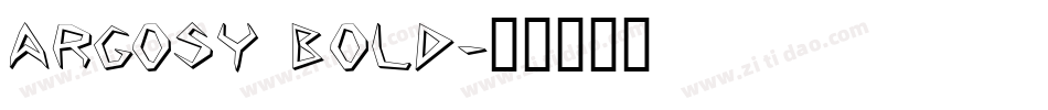Argosy Bold字体转换